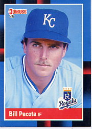 1988 Donruss Baseball Cards    466     Bill Pecota RC*